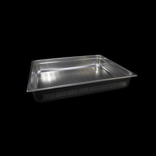 GN 2 1 Perforated Stainless Steel Gastronorm Containers