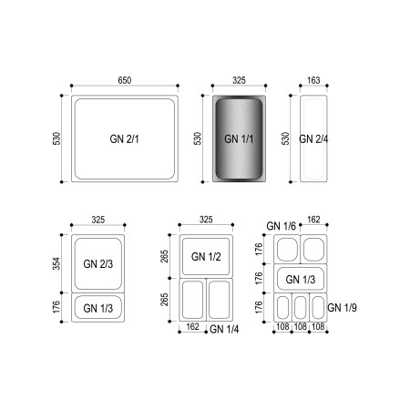 1/1 GN hermetic polypropylene lid