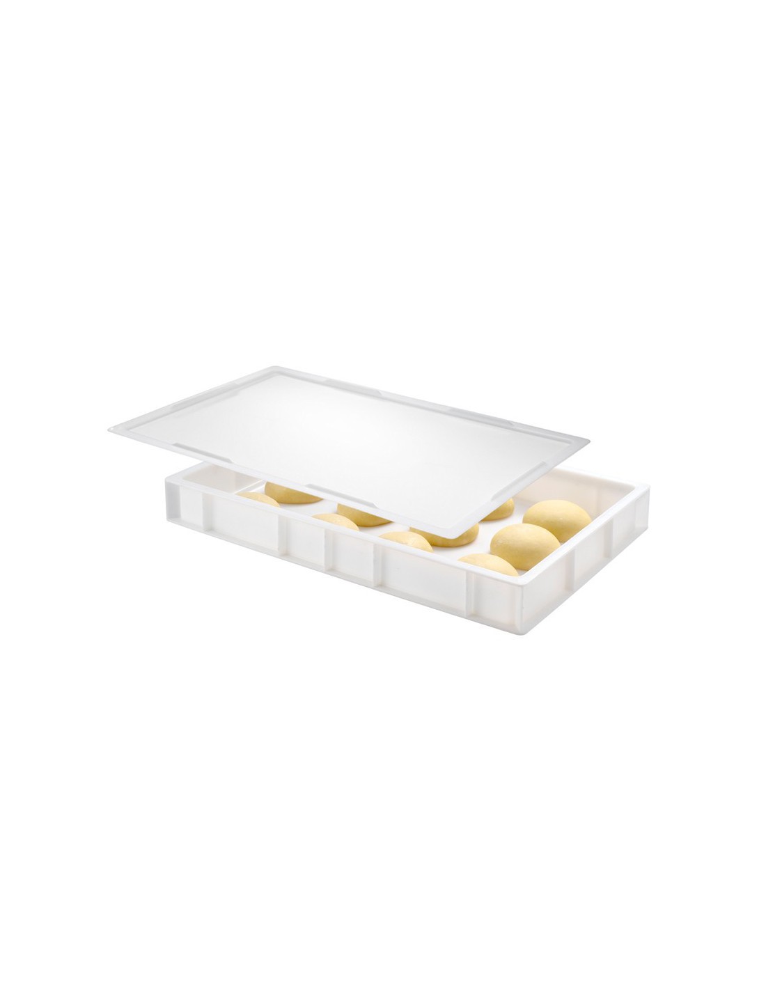 Set of 2 x 9L doughnut trays with matching lid - Gilac - Gilac