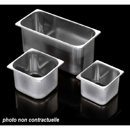 Glacier stainless steel tray 210 x 200 height 170 mm