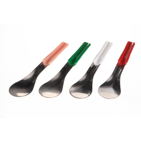 Spatule Inox 30 cm avec manche en Polypropylène