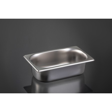 Bac Glacier inox AISI 304 - 265 x 160 x hauteur 80 mm