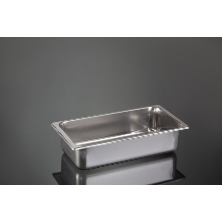 Bac Glacier inox AISI 304 - 330 x 165 hauteur 80 mm