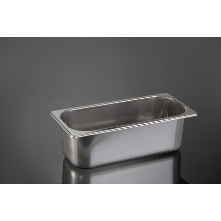 Bac Glacier inox AISI 304 - 330 x 165 hauteur 120 mm