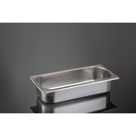 Bac Glacier inox AISI 304 - 360 x 165 hauteur 80 mm