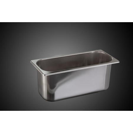 Bac Glacier inox AISI 304 - 360 x 165 hauteur 150 mm