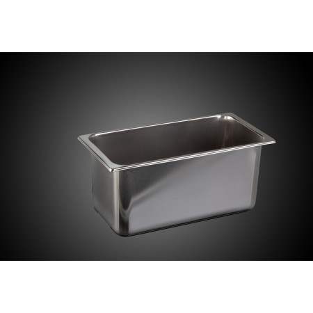 Bac Glacier inox AISI 304 - 330 x 165 hauteur 150 mm