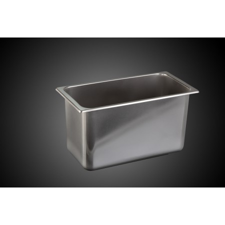 Bac Glacier inox AISI 304 - 330 x 165 hauteur 180 mm