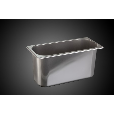 Bac Glacier inox AISI 304 - 360 x 165 hauteur 180 mm