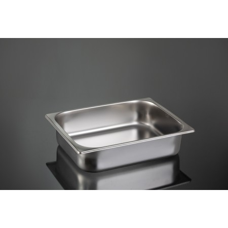 Bac Glacier inox AISI 304 - 330 x 250 hauteur 80 mm